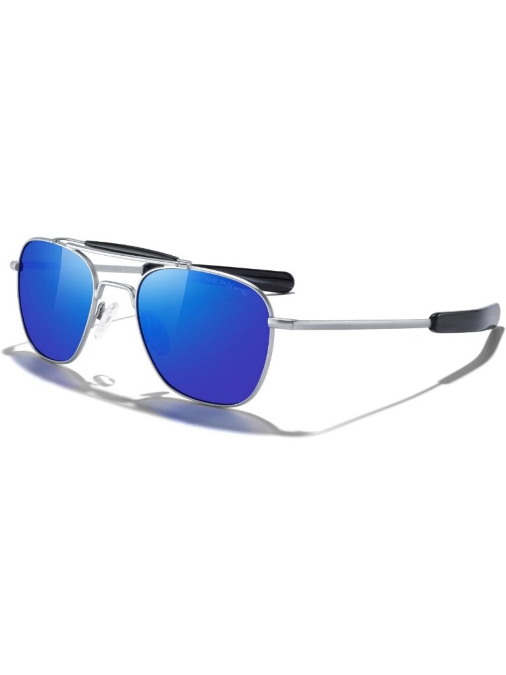 MERRY'S Square Aviator Sunglasses for Men Women Polarized UV400 S8637